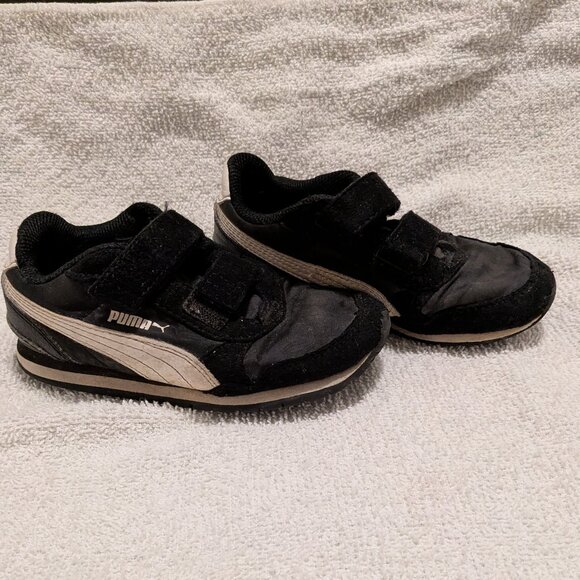 Puma double Velcro closure size 11c sneaks - Picture 1 of 7